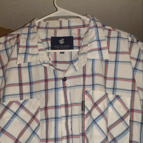 Rocawear Other - ROCAWEAR 3XL MENS BUTTON UP SHIRT